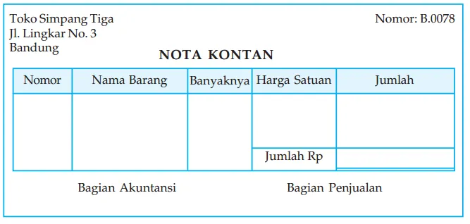 Nota kontan