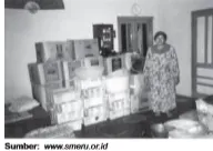 Hasil usaha pribadi termasuk tabungan rumah tangga.