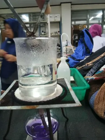 Laporan Praktikum Kimia Penentuan Berat Molekul Berdasarkan Kerapatan Gas 6