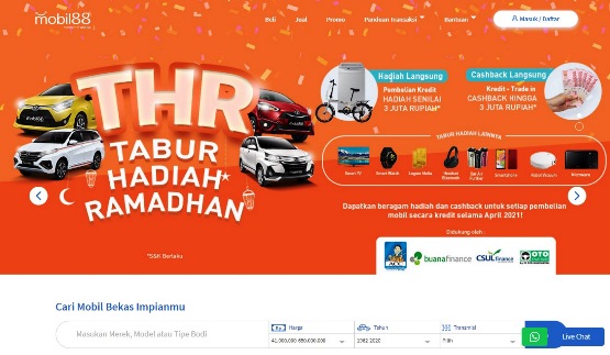 Promo THR mobil88